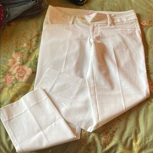 Lily Pulitzer Women's White Ankle Pants